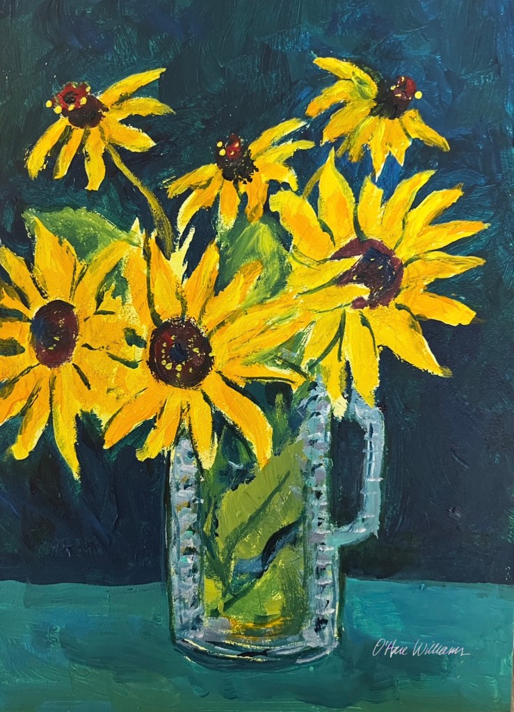 Vase with Six Flowers